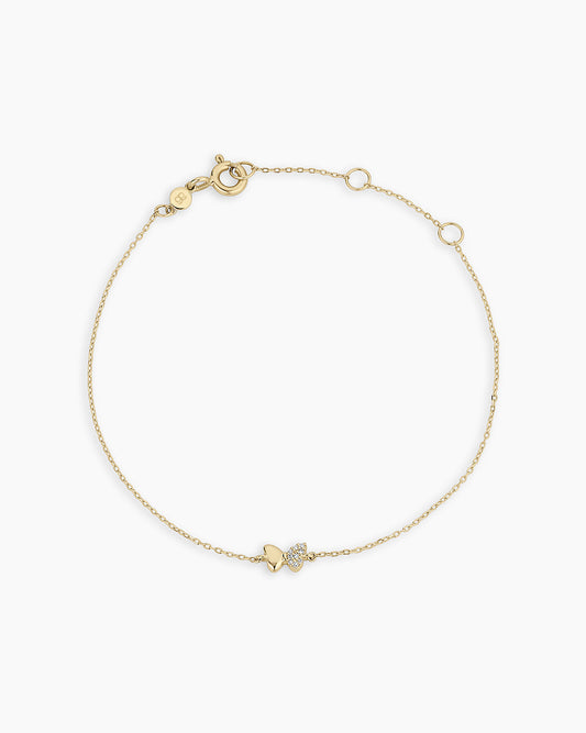 Diamond Bond Butterfly Bracelet