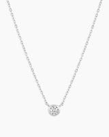 14k Solid White Gold