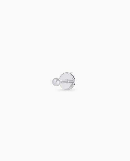 14k Gold Newport Flat Back Single Stud