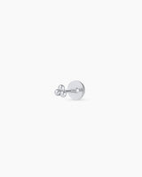 14k Solid White Gold