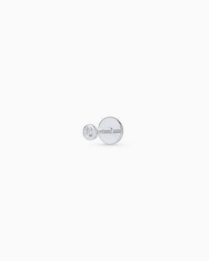 Classic Diamond Flat Back Single Stud
