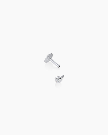 Classic Diamond Flat Back Single Stud
