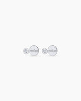 14k Solid White Gold