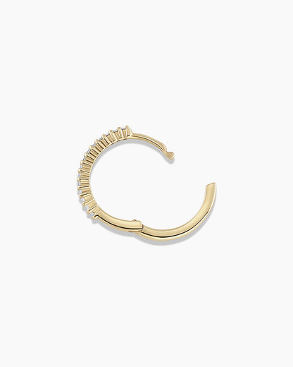 Diamond Pavé Single Huggie