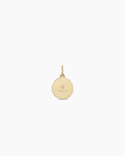 Diamond Zodiac Coin Charm