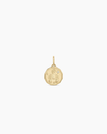 Diamond Zodiac Coin Charm