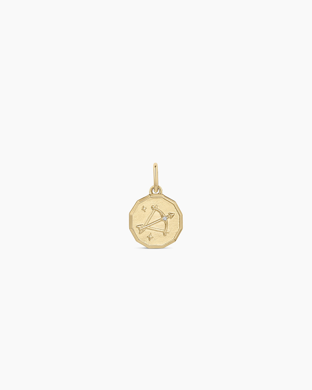 Diamond Zodiac Coin Charm