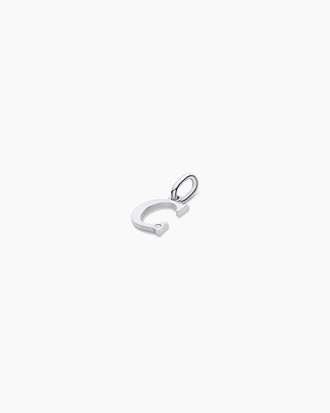 Diamond Vintage Alphabet Charm