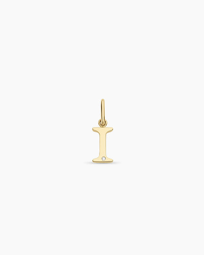 Diamond Vintage Alphabet Charm