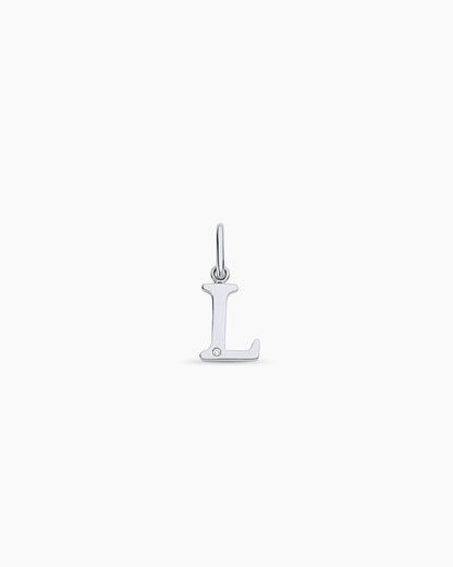Diamond Vintage Alphabet Charm