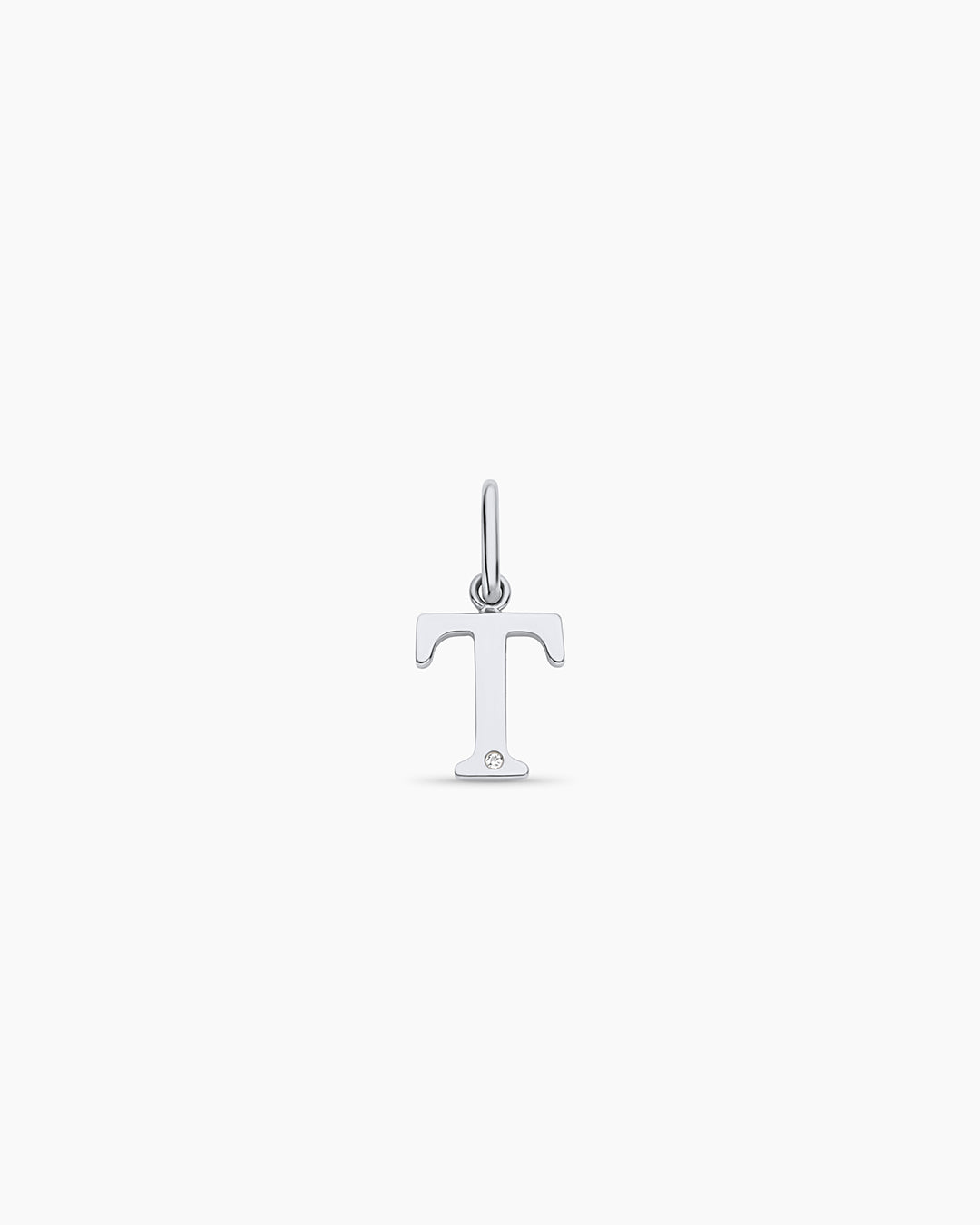 Diamond Vintage Alphabet Charm