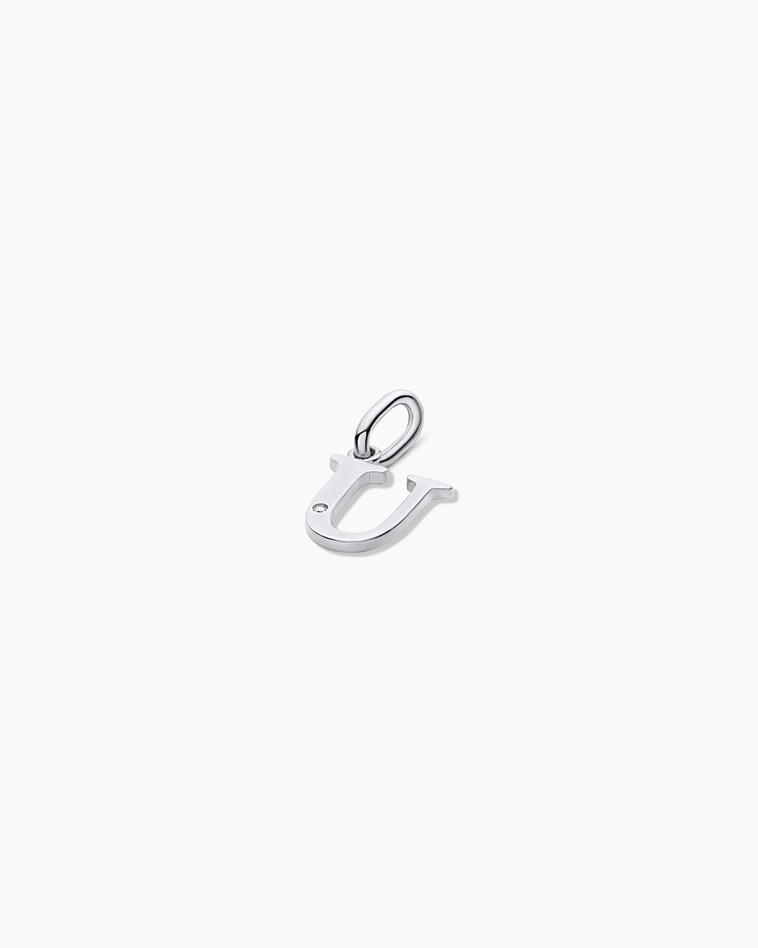 Diamond Vintage Alphabet Charm