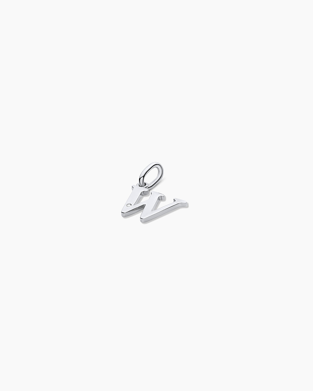 Diamond Vintage Alphabet Charm