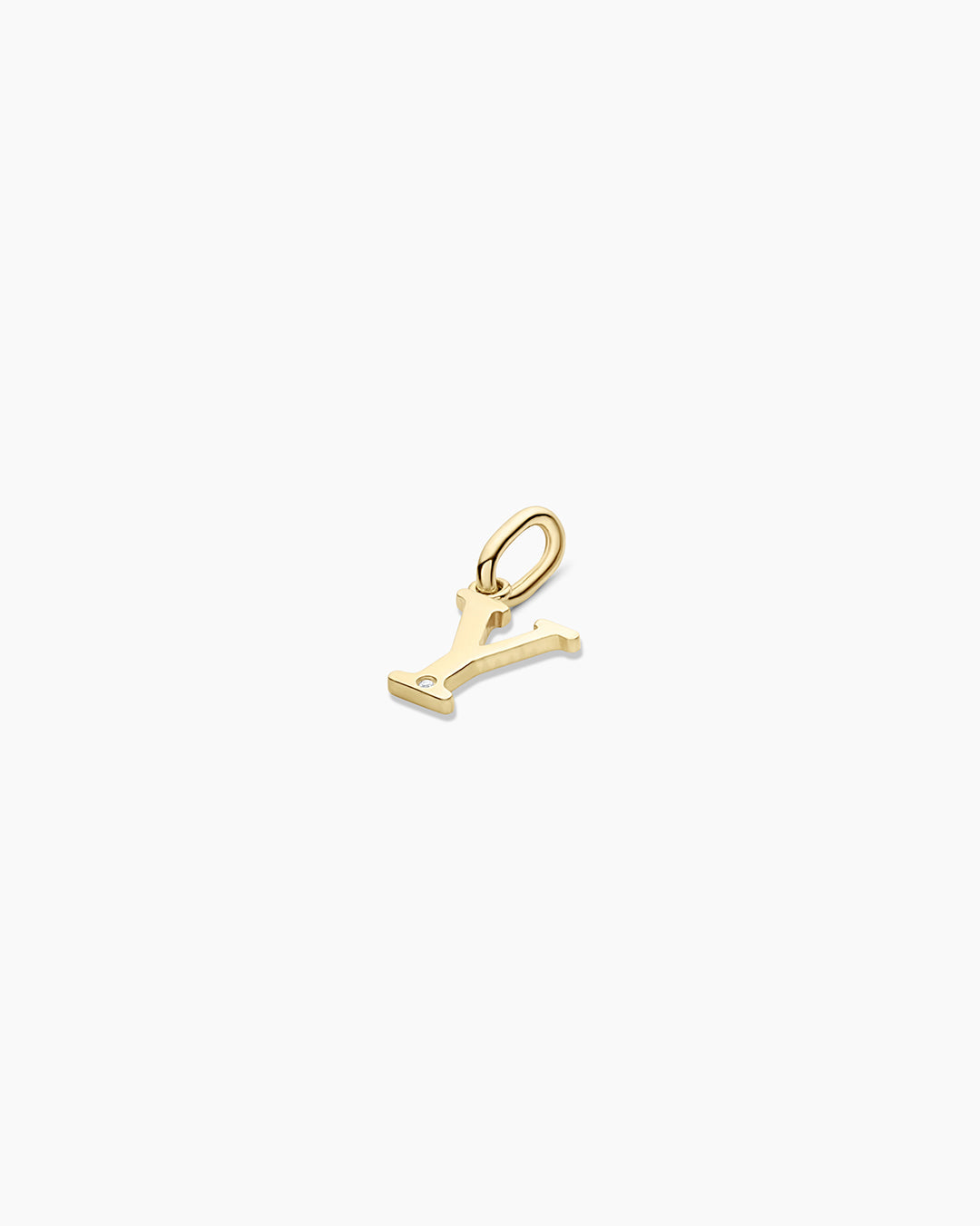Diamond Vintage Alphabet Charm