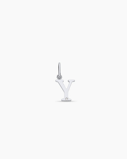 Diamond Vintage Alphabet Charm