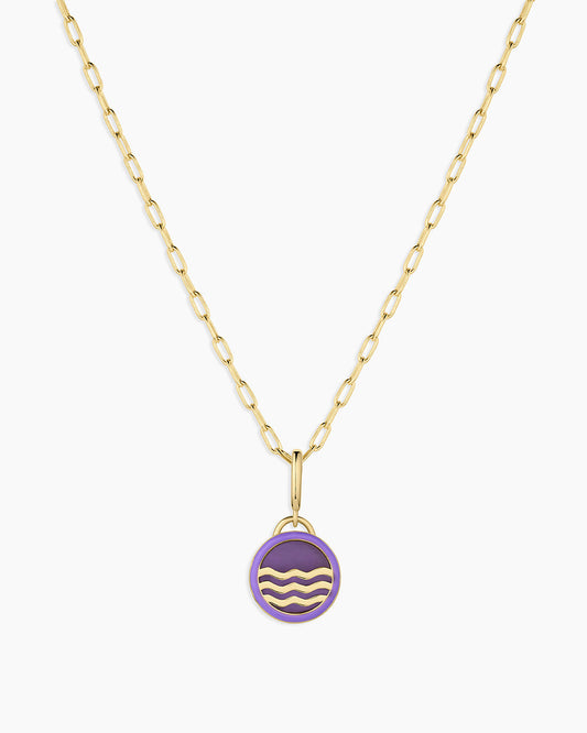Power Gemstone Parker Charm Necklace Tranquility