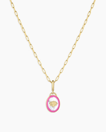 Power Gemstone Parker Charm Necklace Calming