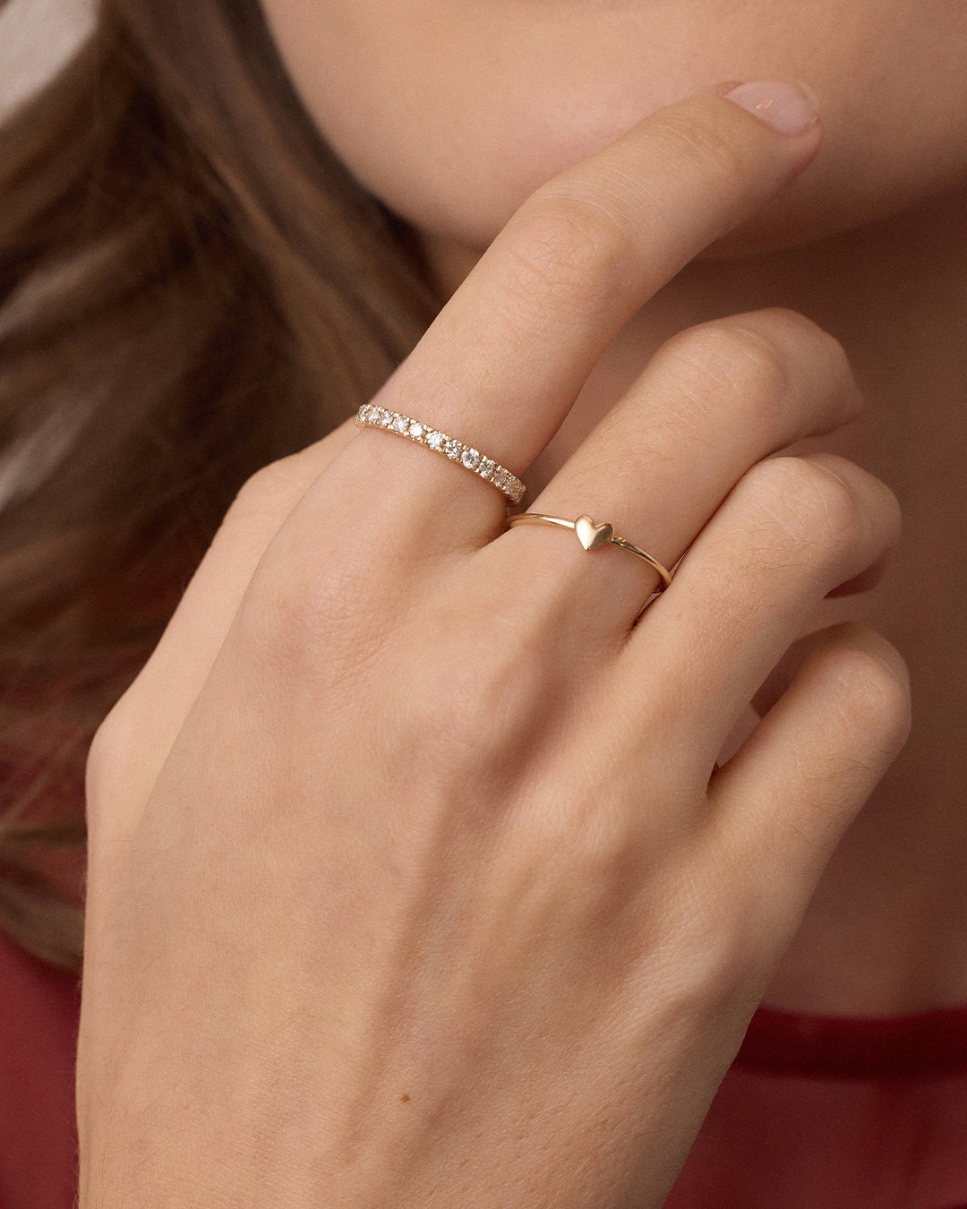 14k Gold Amour Ring