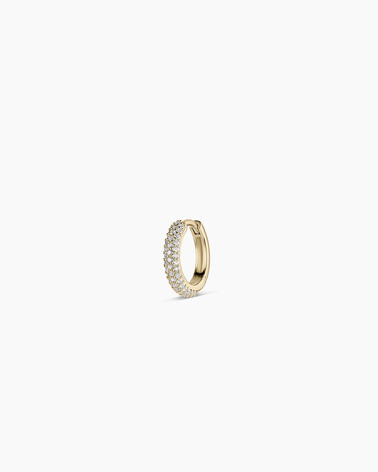 Diamond Paseo Single Huggie