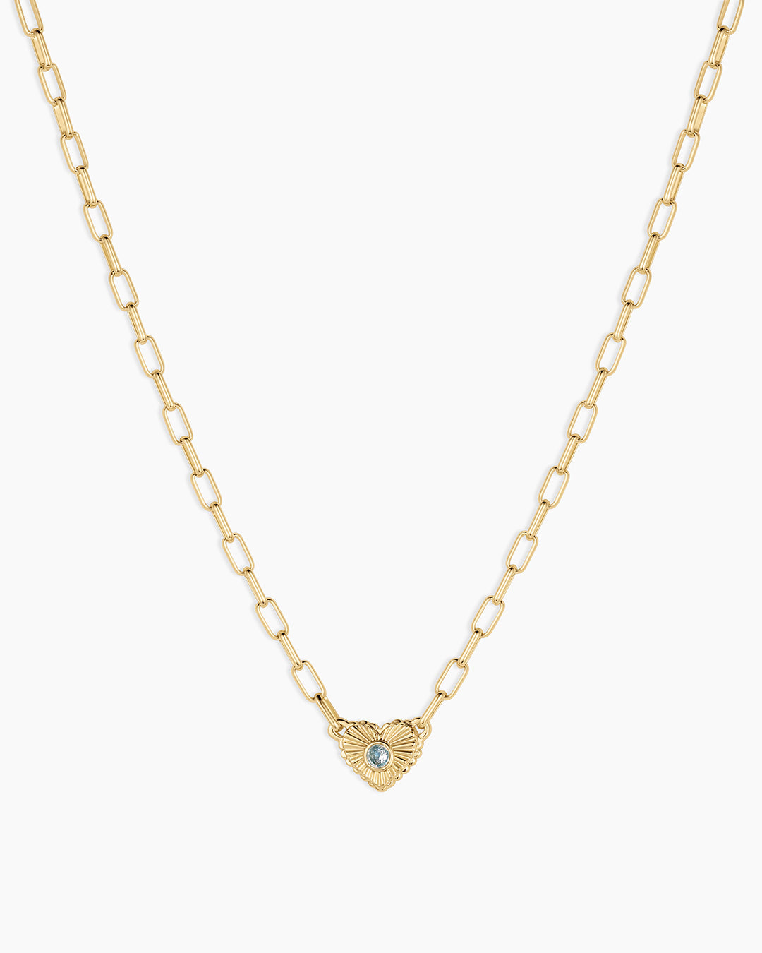 Birthstone Heart Necklace