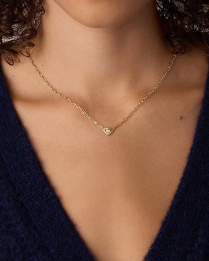Birthstone Heart Necklace