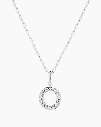 Crew Alphabet Statement Charm Necklace
