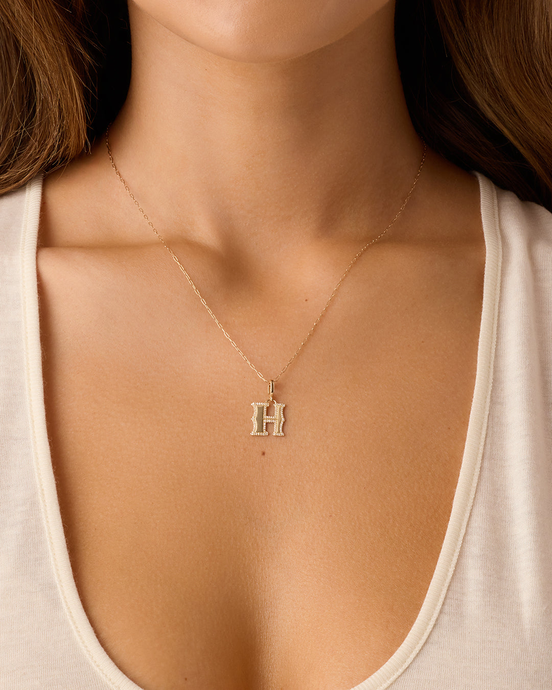 Diamond Era Alphabet Charm