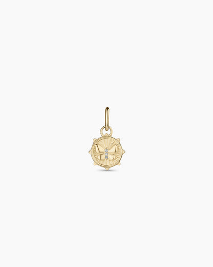 Diamond Butterfly Charm