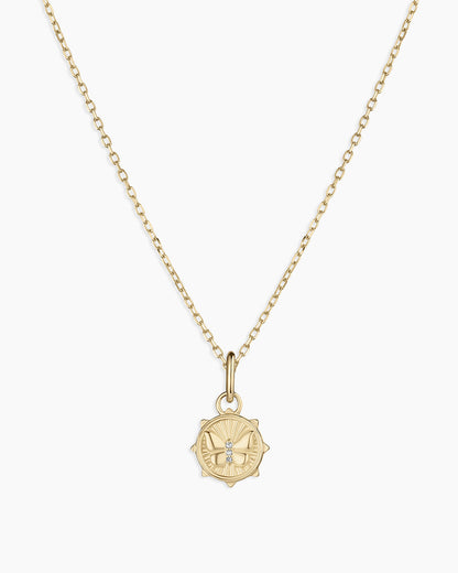 Diamond Butterfly Charm Necklace