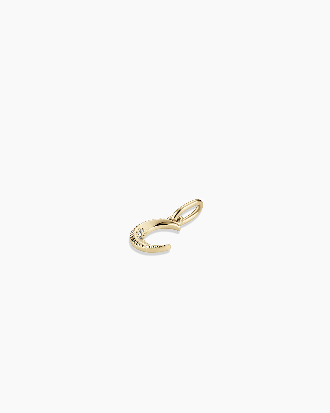 Diamond Crescent Charm
