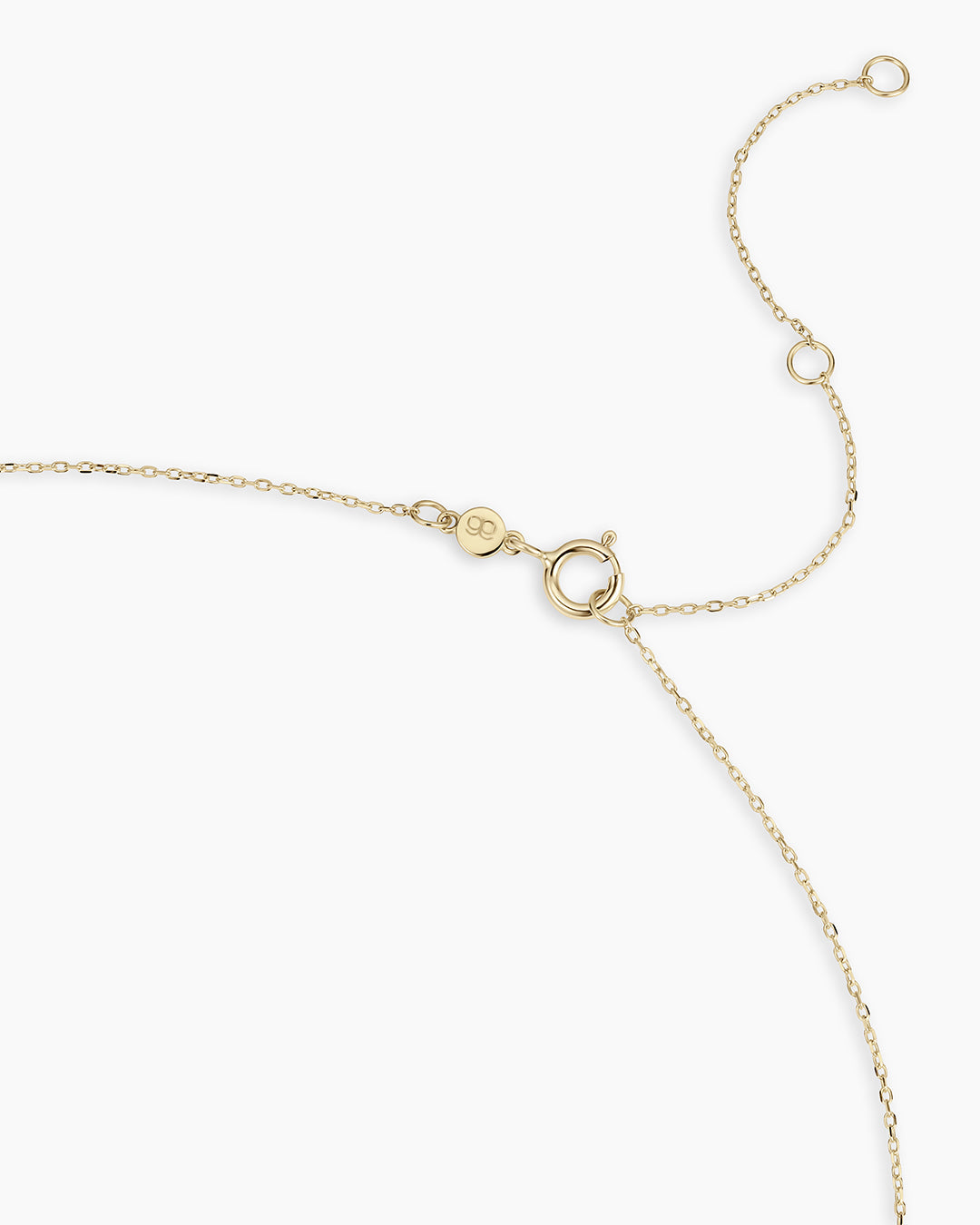 14k Gold Palm Charm Necklace