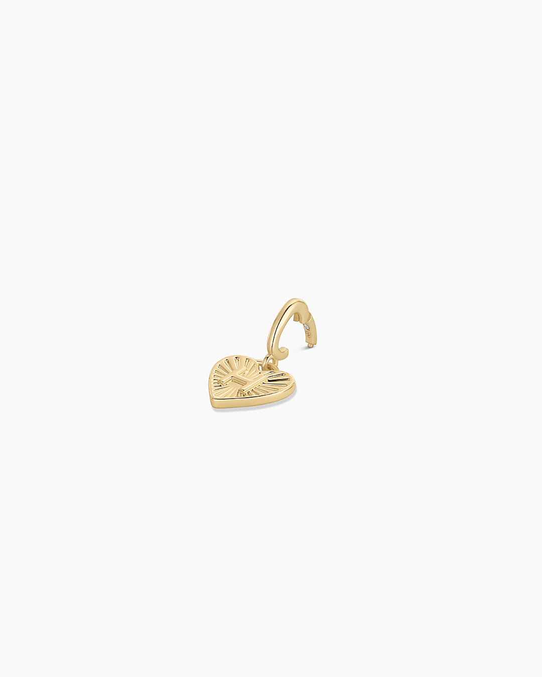 Vintage Heart Alphabet Parker Charm
