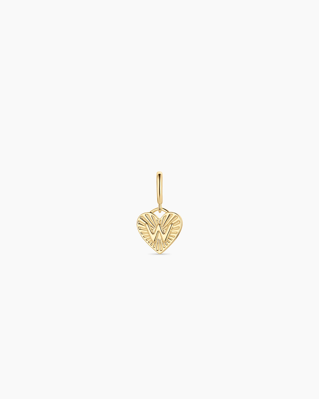 Vintage Heart Alphabet Parker Charm