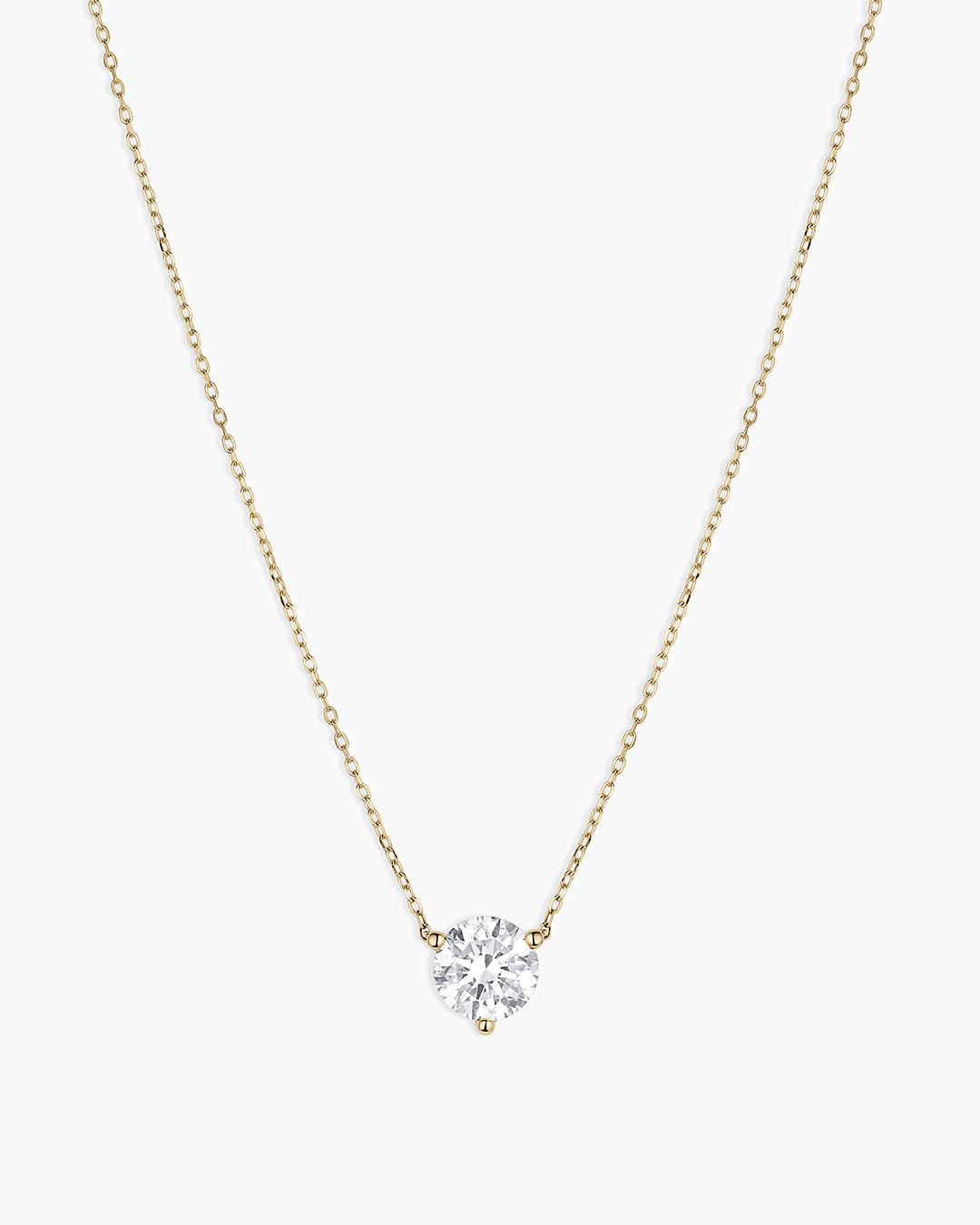 Lab Grown Diamond Solitaire Necklace