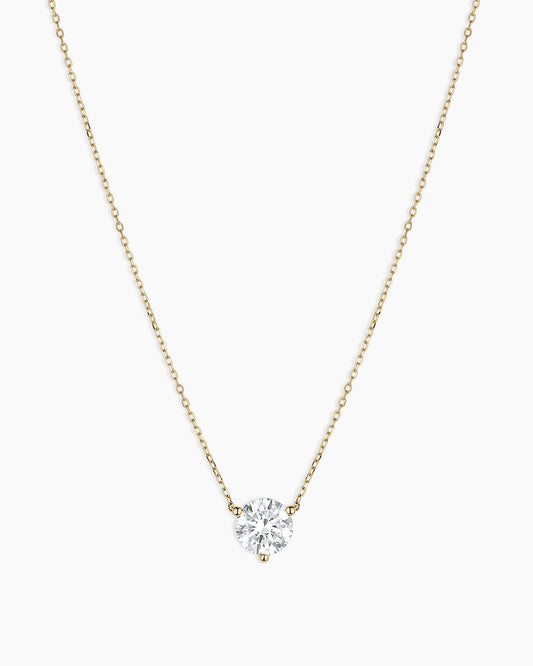 Lab Grown Diamond Solitaire Necklace