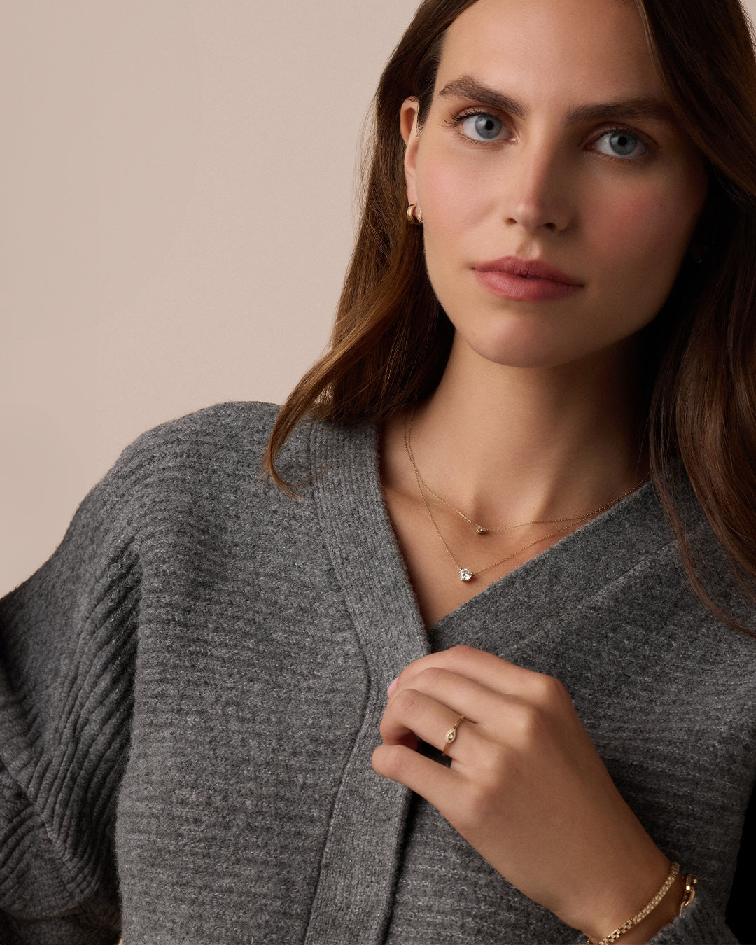 Lab Grown Diamond Solitaire Necklace