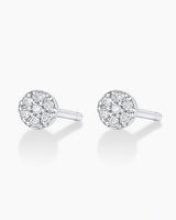 14k Solid White Gold