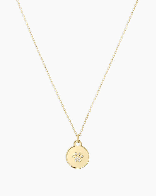 Diamond Paw Necklace