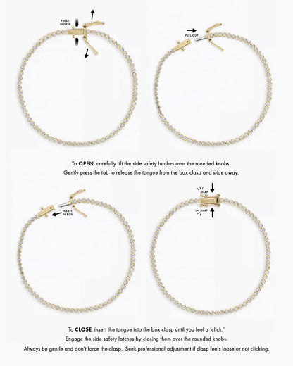 Melbourne Diamond Tennis Bracelet