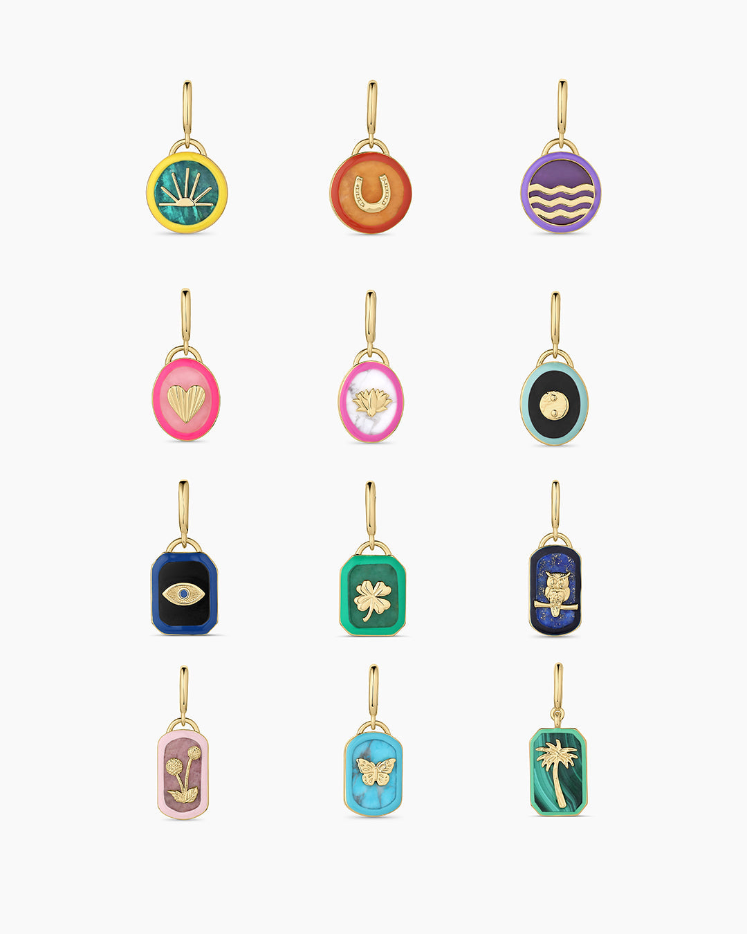 Power Gemstone Calming Parker Charm