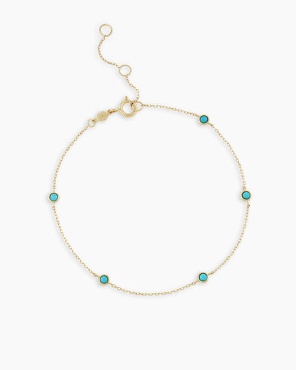 Classic Five Turquoise Bracelet